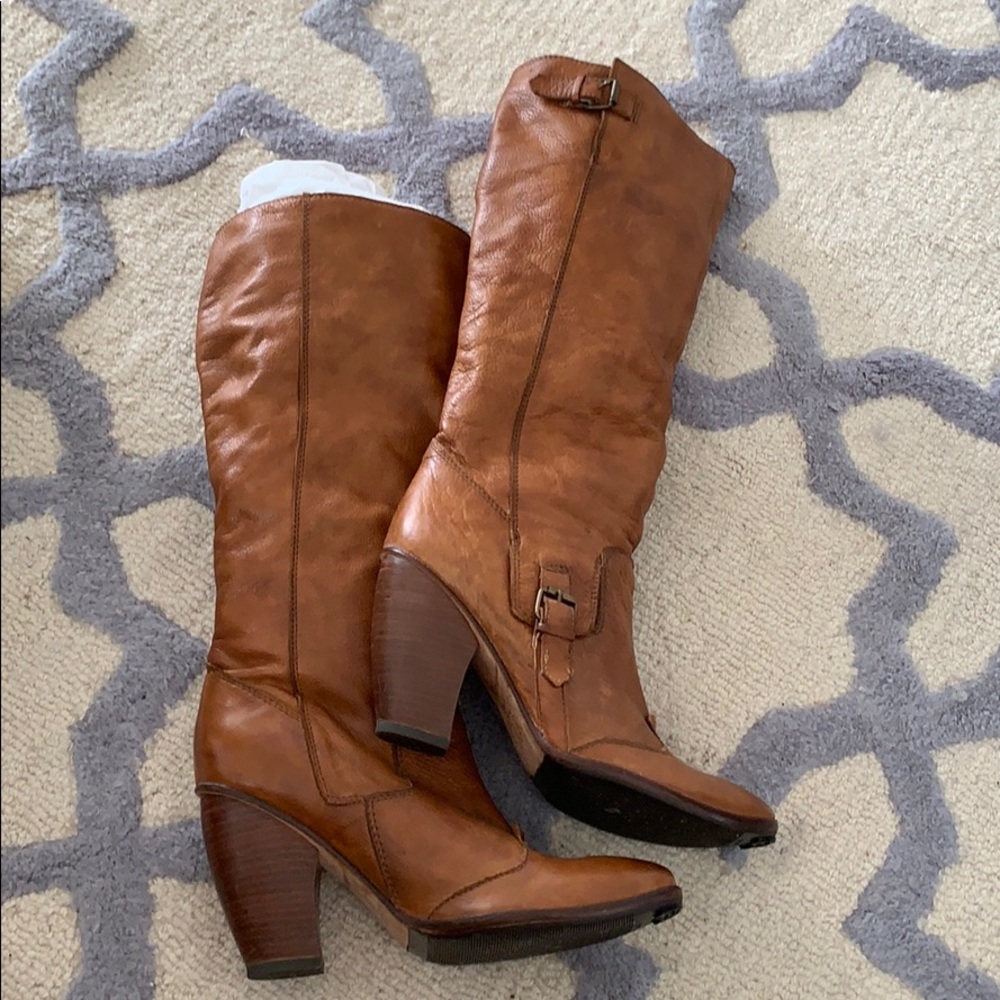 Dolce Vita soft camel leather boots
